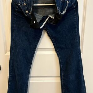 Dark Blue Denim Jeans